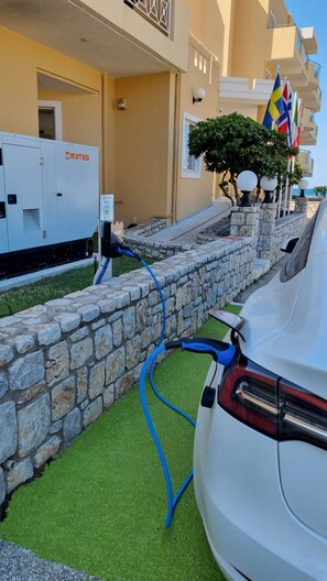 Electric vehicle-charging station