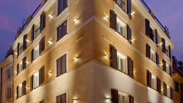 Front of property - evening/night