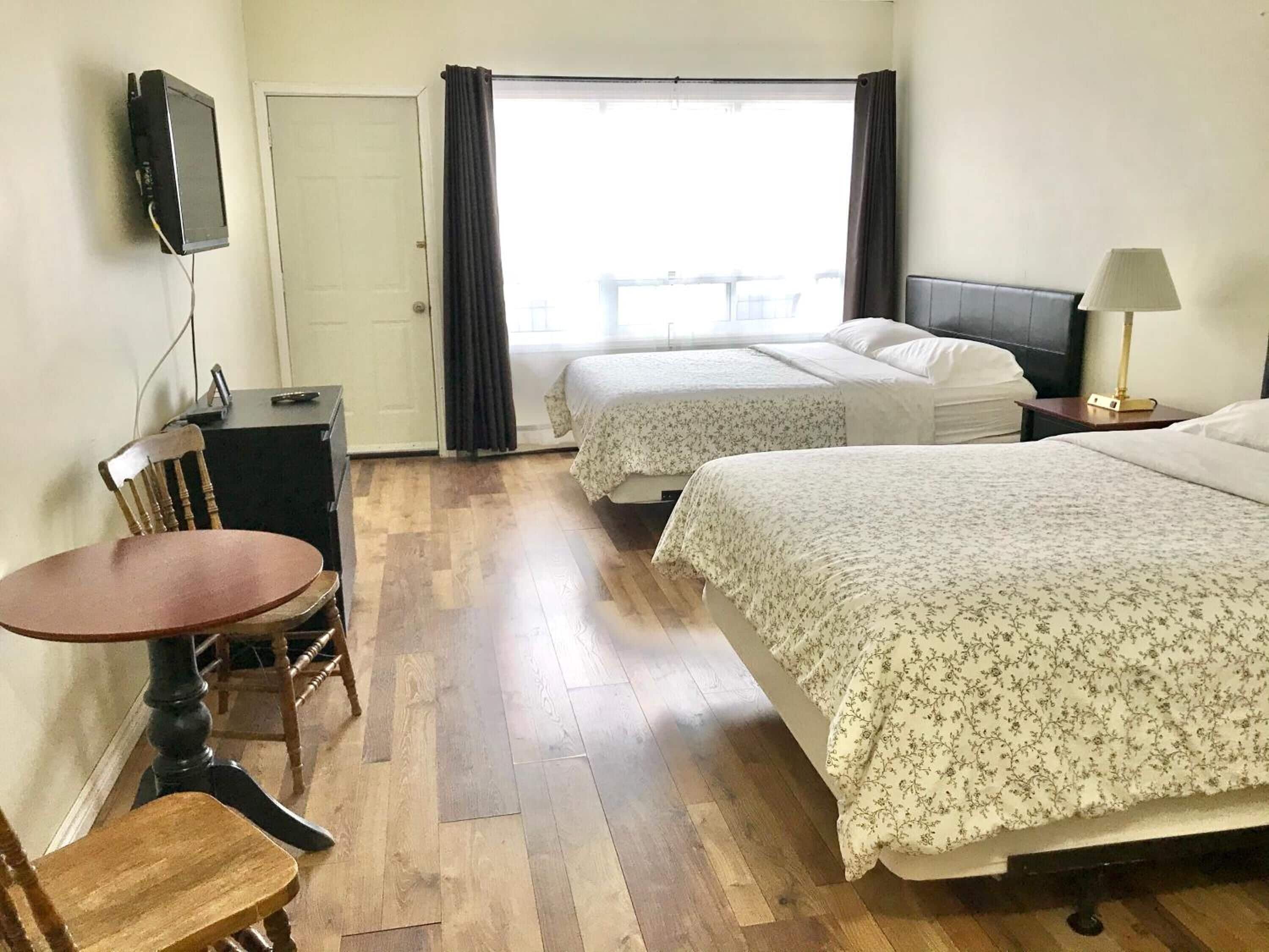 Individually decorated, individually furnished, iron/ironing board