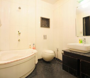 Rainfall showerhead - Hotel Gulnar (New Delhi)