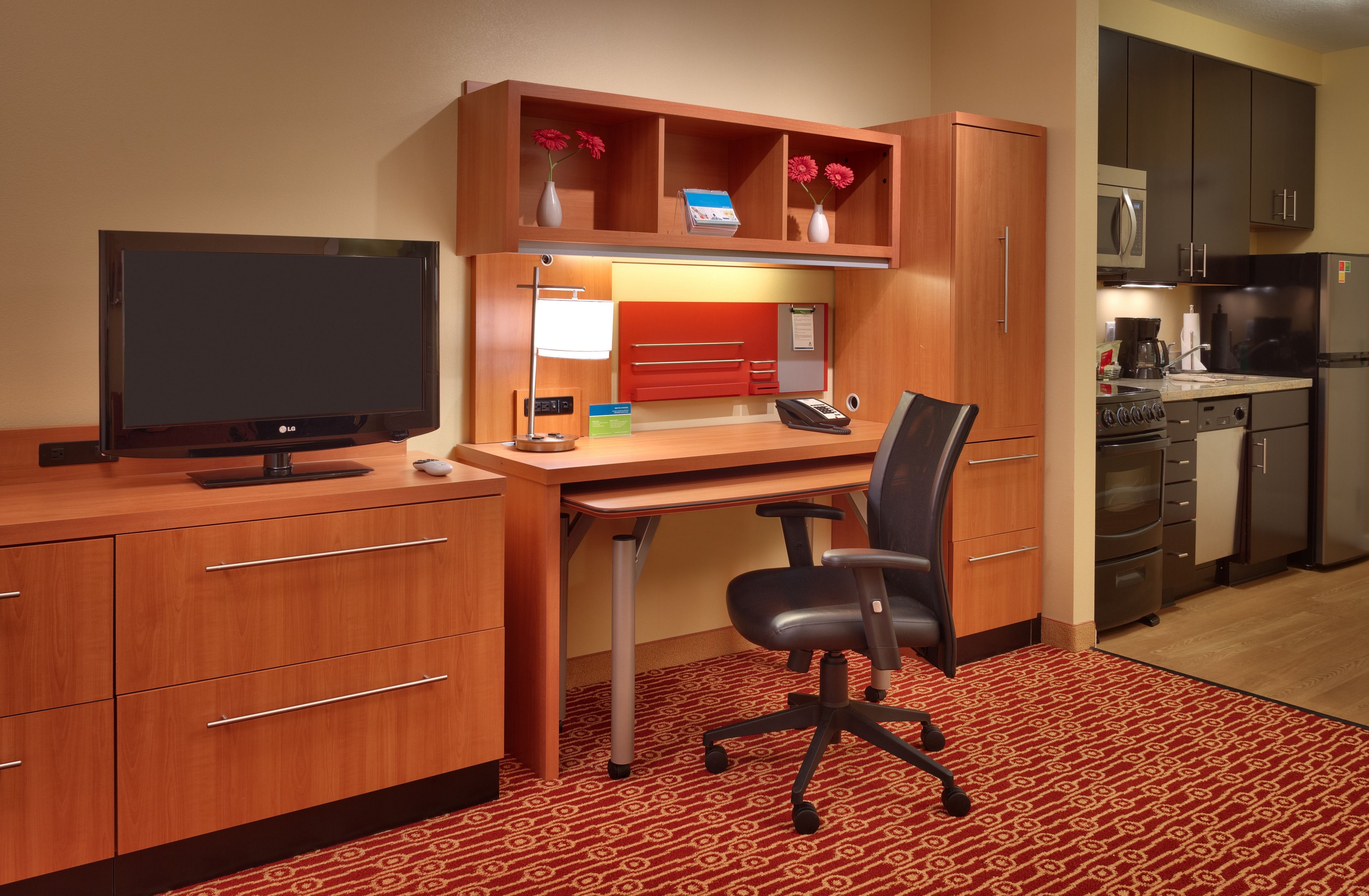 In-room business center