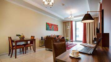 42-inch LCD TV with satellite channels, TV