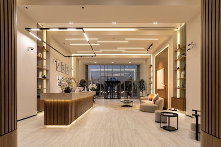 Reception. Abidos Hotel Apartment, Dubailand