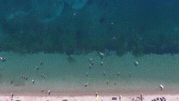 Beach nearby, white sand