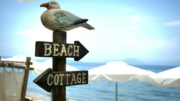 Beach nearby, white sand