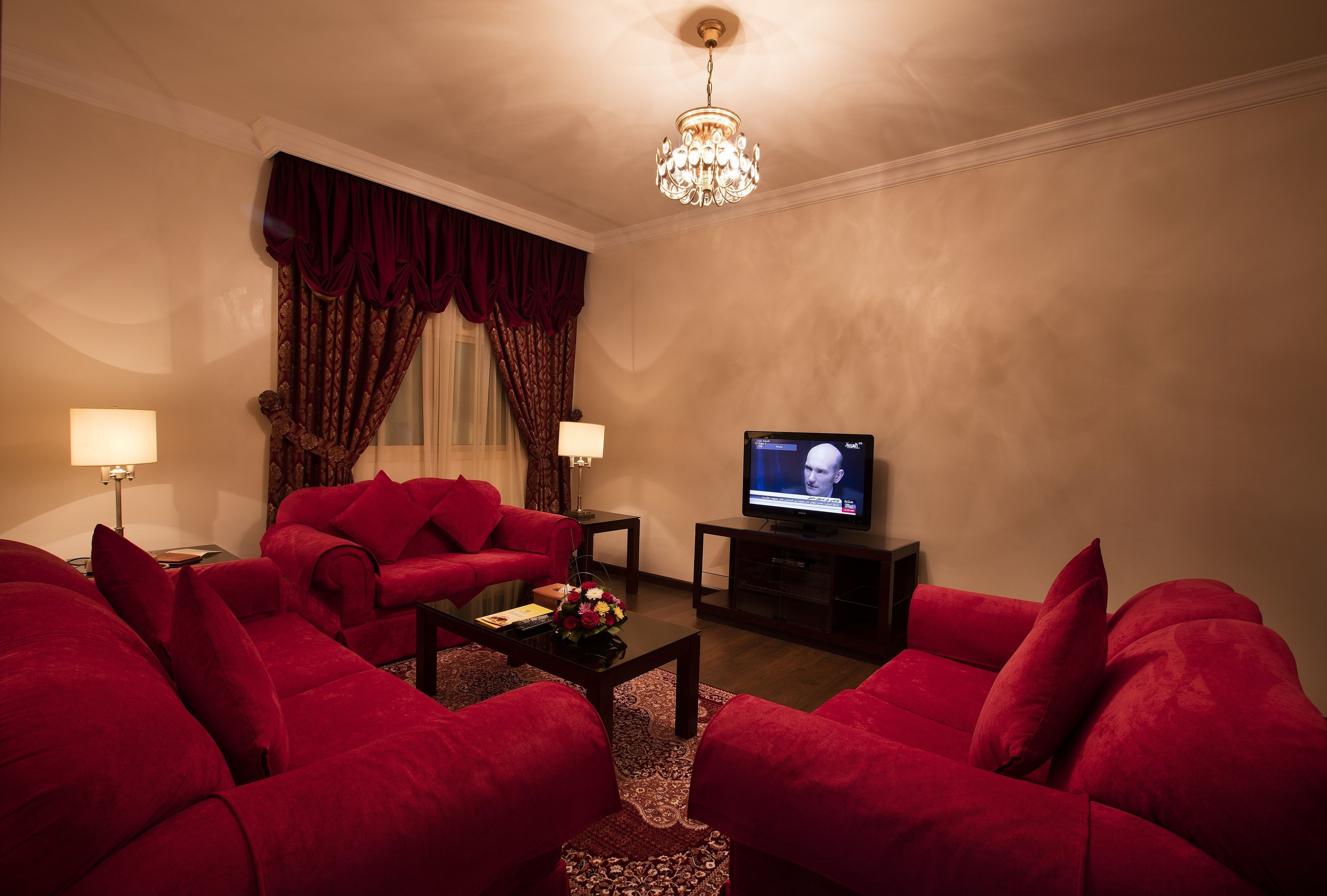 villa, 2 bedrooms | living room | 32-inch tv with satellite channels