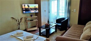 Apartment, 2 Bedrooms, Terrace, Sea View | Free WiFi, bed sheets