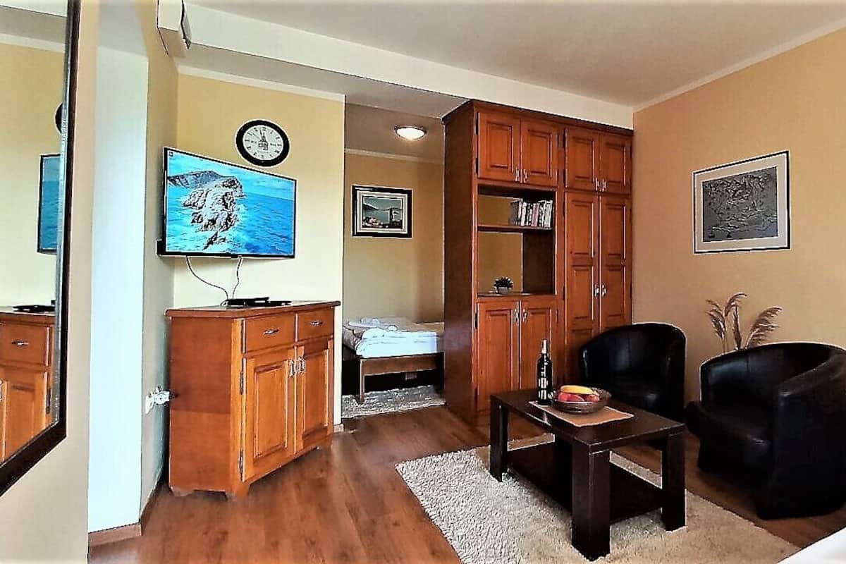Studio Supérieur, terrasse, vue mer