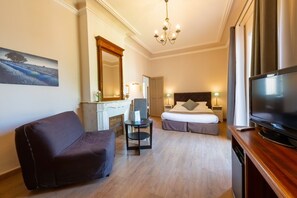 Quarto triplo conforto, 1 cama Queen | Roupas de cama de algodão egípcio, roupas de cama premium