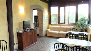 Lobby sitting area