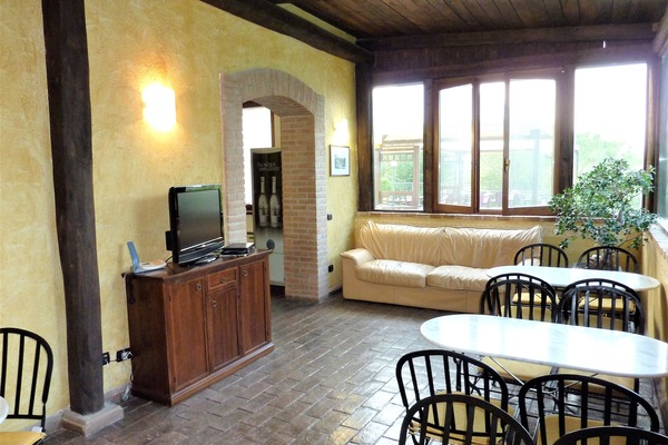 Sala de estar en el lobby