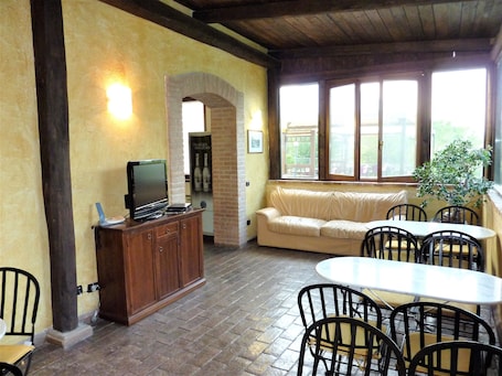Lobby sitting area