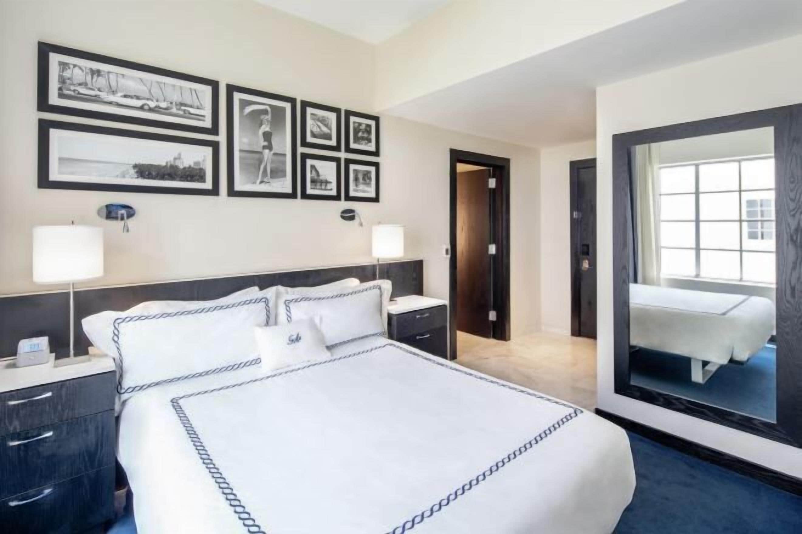 Premium bedding, pillowtop beds, in-room safe, blackout drapes