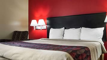 Habitación estándar, 1 cama de matrimonio grande, no fumadores | Escritorio, tabla de planchar con plancha, wifi gratis y ropa de cama