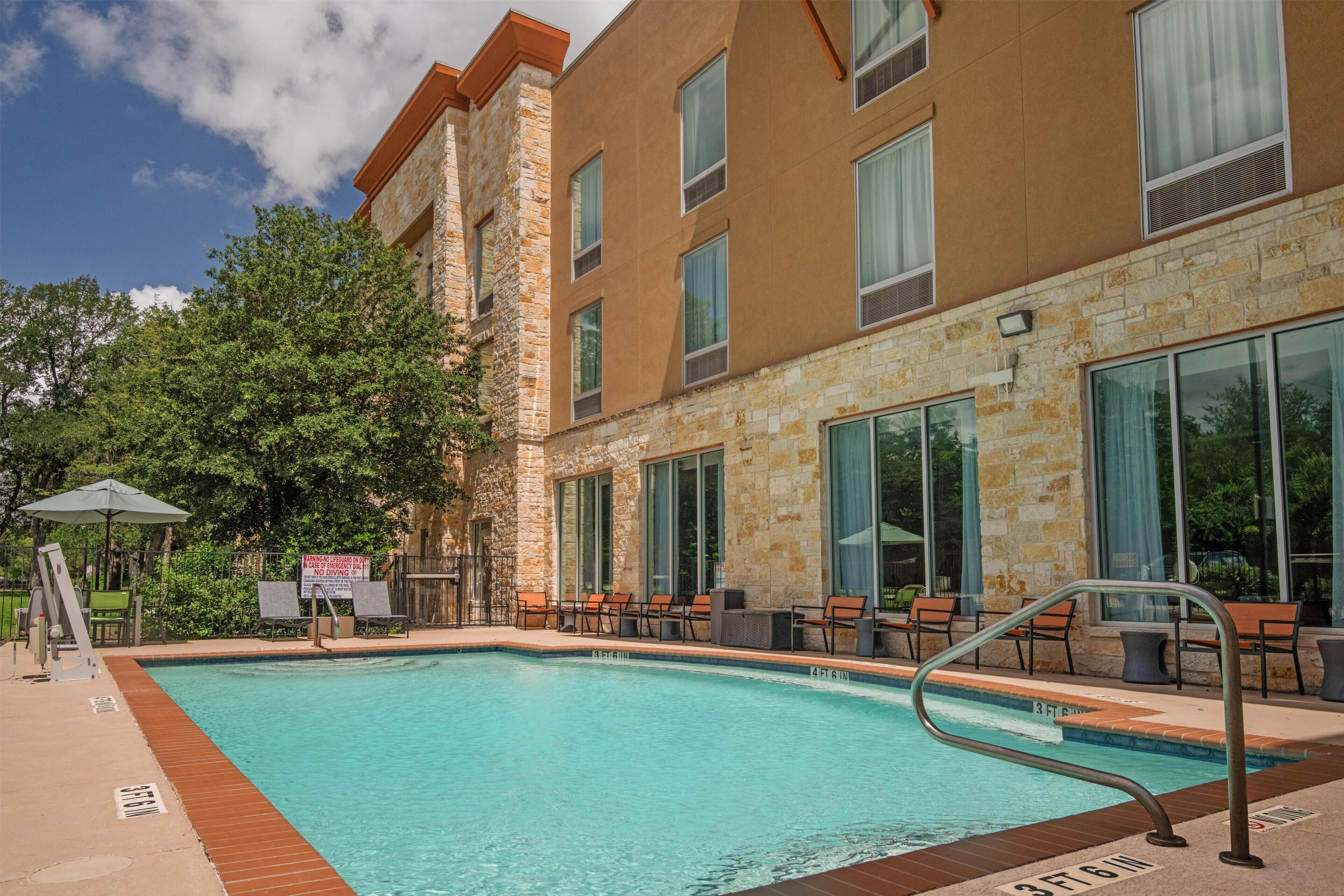 Seasonal outdoor pool