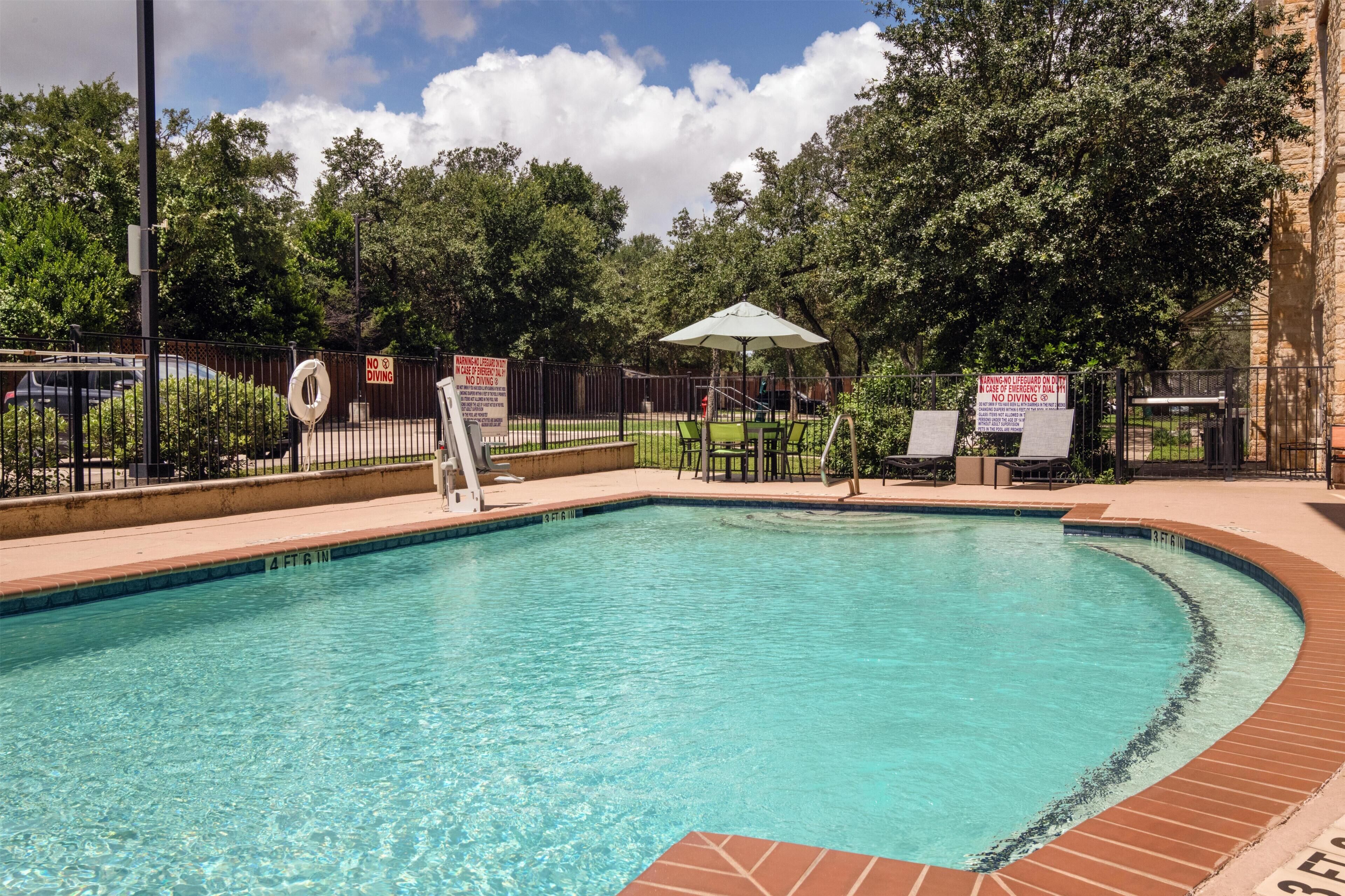 Seasonal outdoor pool