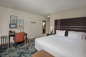 Room, 1 King Bed, Non Smoking | Desk, iron/ironing board, cribs (free), WiFi (free) - Hampton Inn Austin/Oak Hill (Austin)