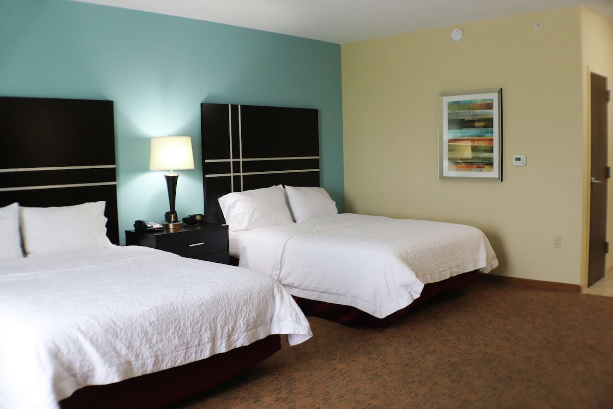 Room, 2 Queen Beds, Accessible (Hearing) | Desk, iron/ironing board, free cots/infant beds, free WiFi