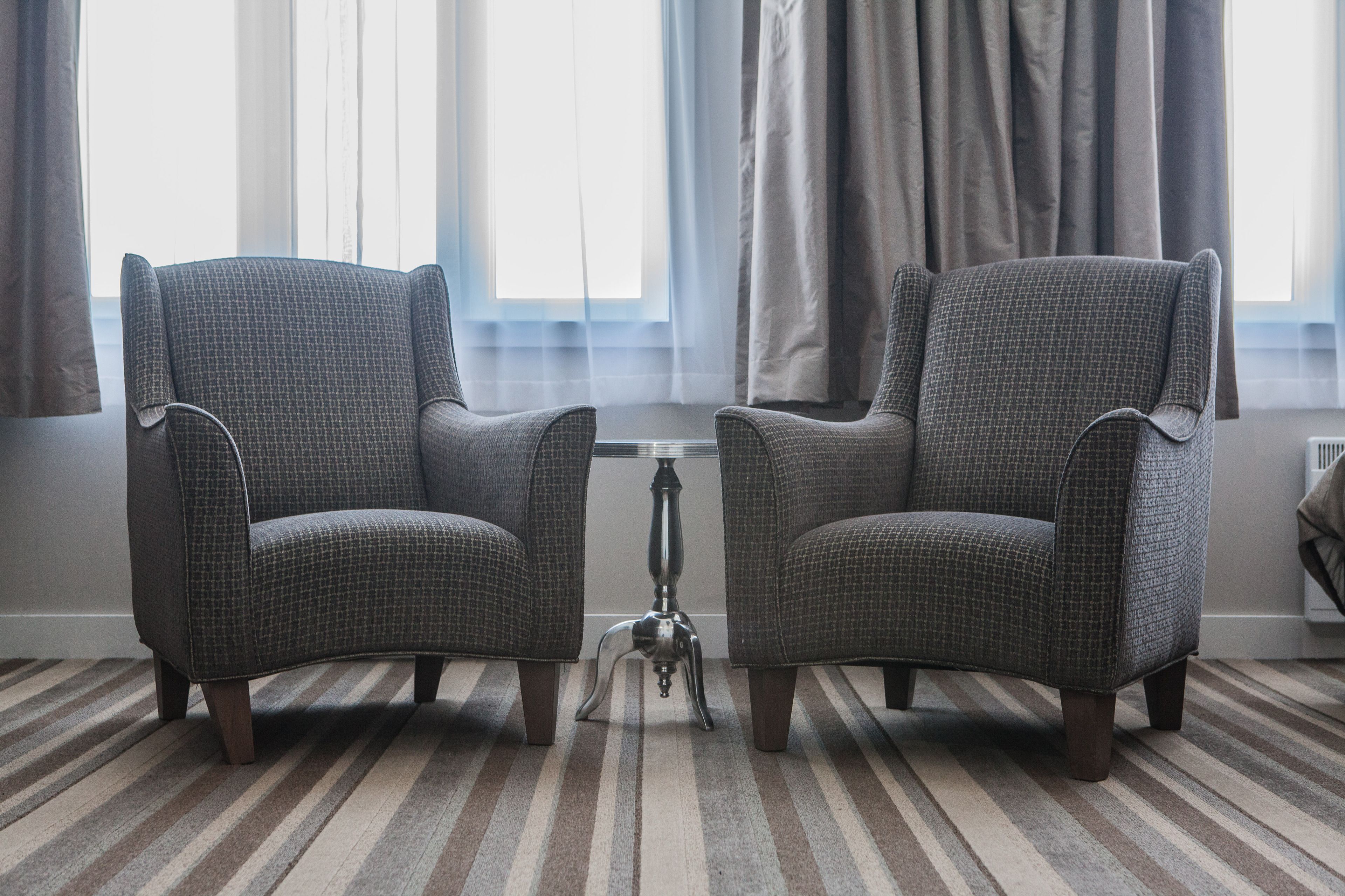 premium bedding, desk, soundproofing, iron/ironing board