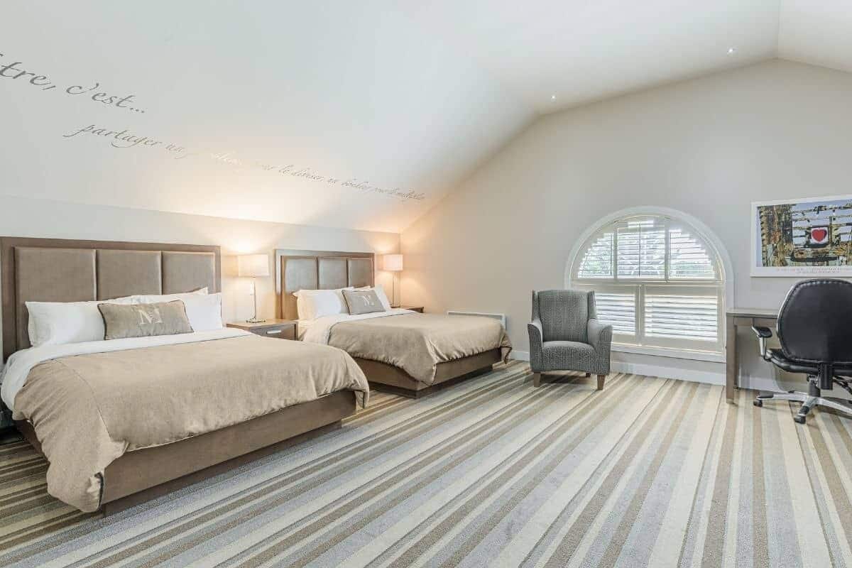 Family Studio Suite, 2 Queen Beds, Kitchenette | Premium bedding, desk, soundproofing, iron/ironing board