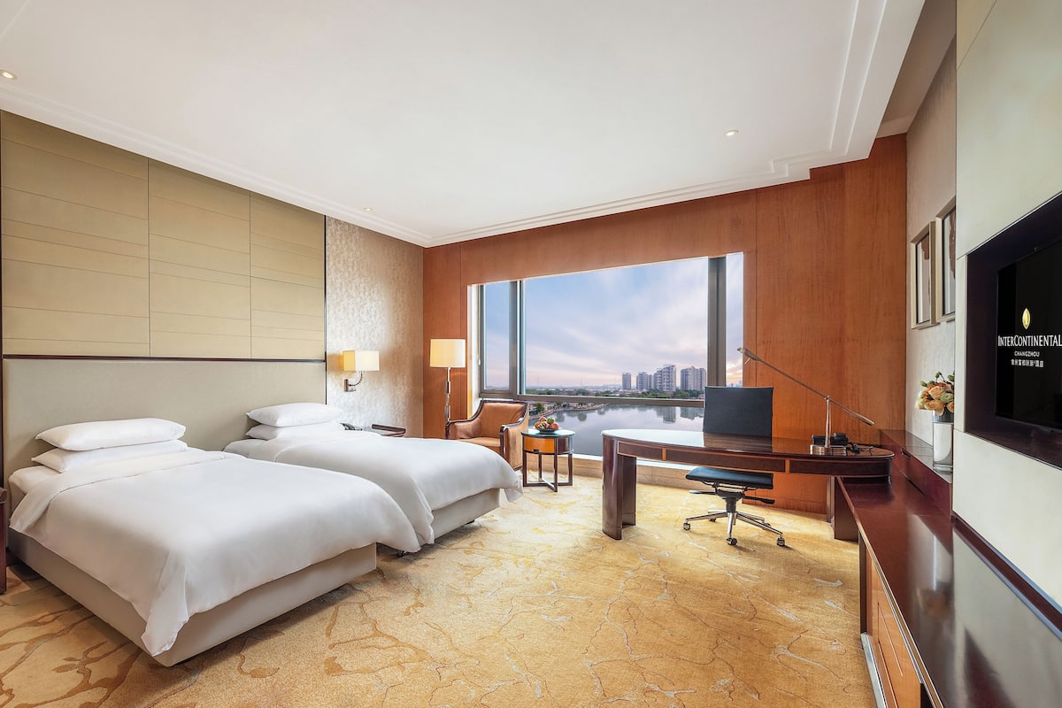 Chambre Classique, 2 lits une place, vue lac | 1 chambre, literie de qualité supérieure, couette en duvet d'oie