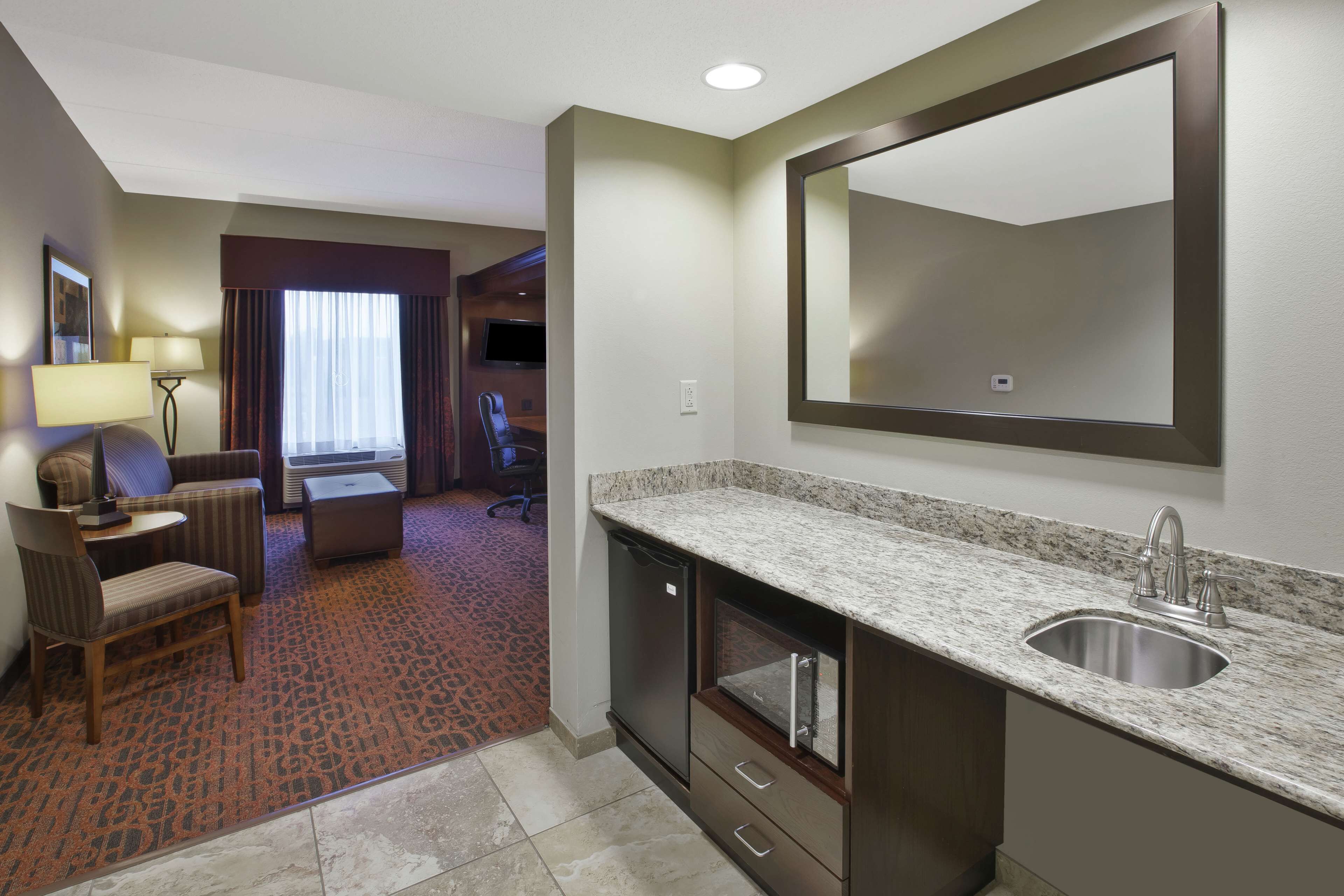 studio, one king bed, accessible | premium bedding, in-room safe, desk, laptop workspace