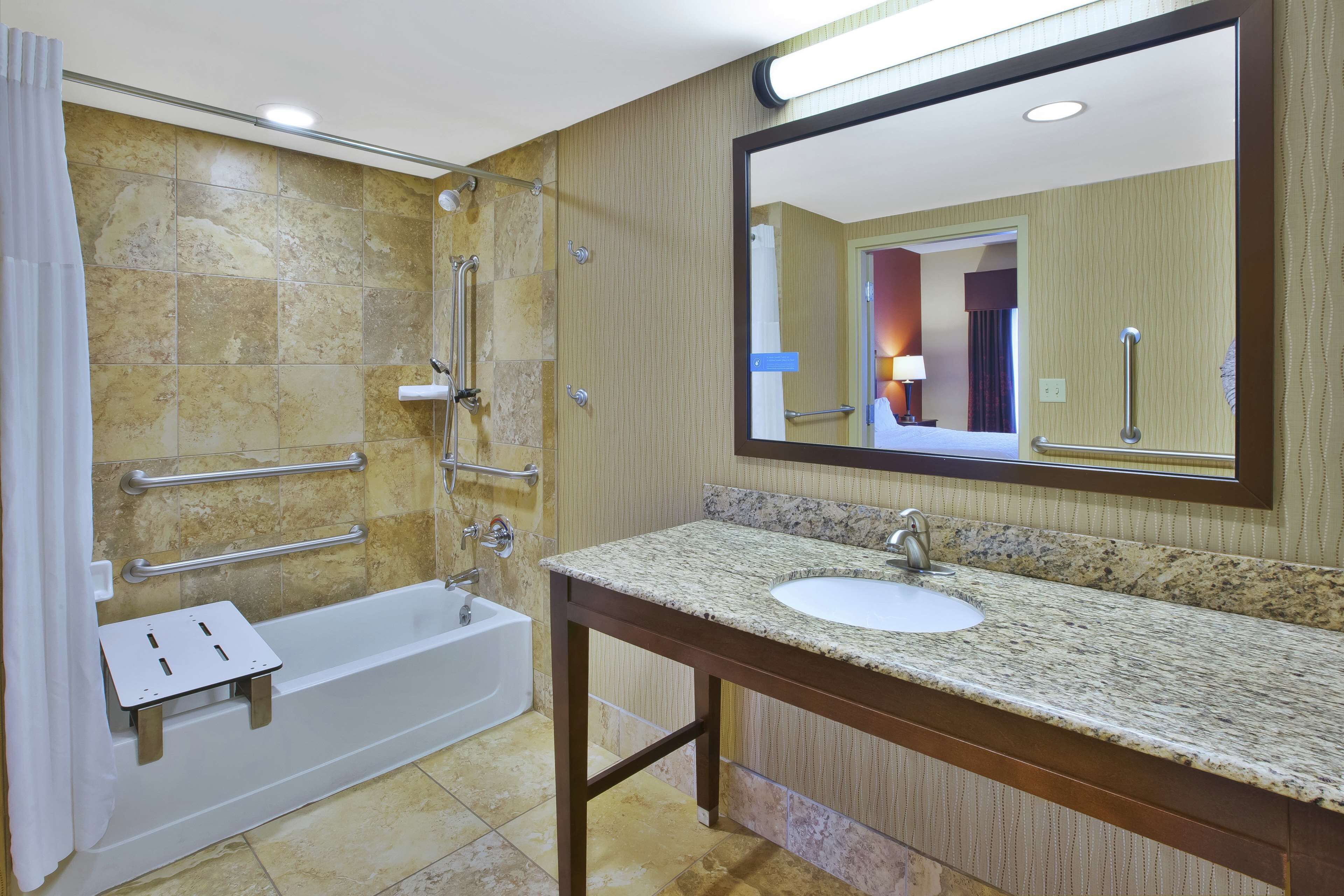 room, 2 queen beds, accessible, non smoking | bathroom | combined shower/bathtub, free toiletries, hair dryer, towels