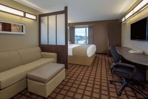 Suite, 1 King Bed, Non Smoking | Desk, laptop workspace, iron/ironing board, rollaway beds - Microtel Inn & Suites by Wyndham Timmins (Timmins)