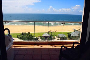 Utsikt mot havet/stranden