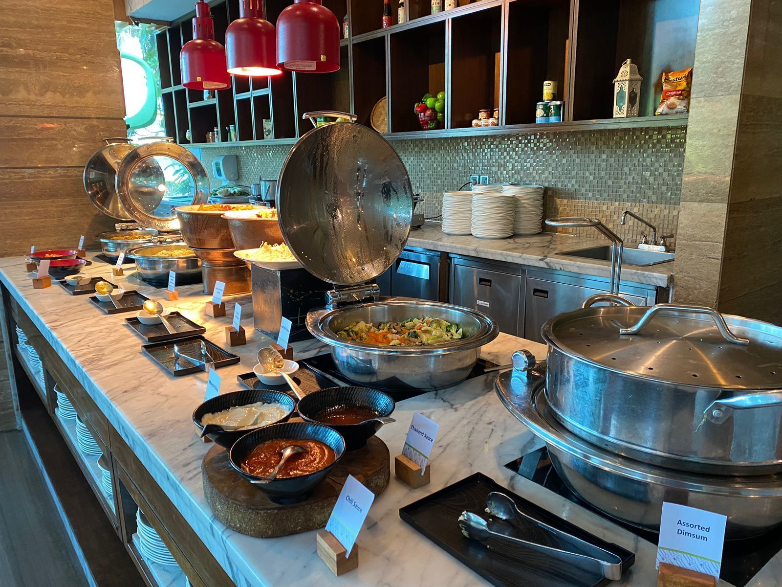 daily buffet breakfast (idr 211750 per person)