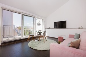 Deluxe Studio, Terrace (incl. 29€ cleaning fee) | Living room - Rafael Kaiser Premium Apartments (Vienna)