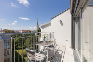 Estúdio luxo, terraço (incl. 29€ cleaning fee) | Vista da sacada
