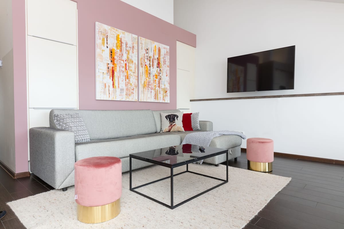 Deluxe Suite, 2 Bedrooms, Terrace (incl. 39€ cleaning fee) | Living area