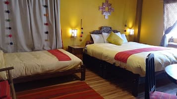 Family Room, 1 Bedroom | Down comforters, blackout drapes, free WiFi, bed sheets