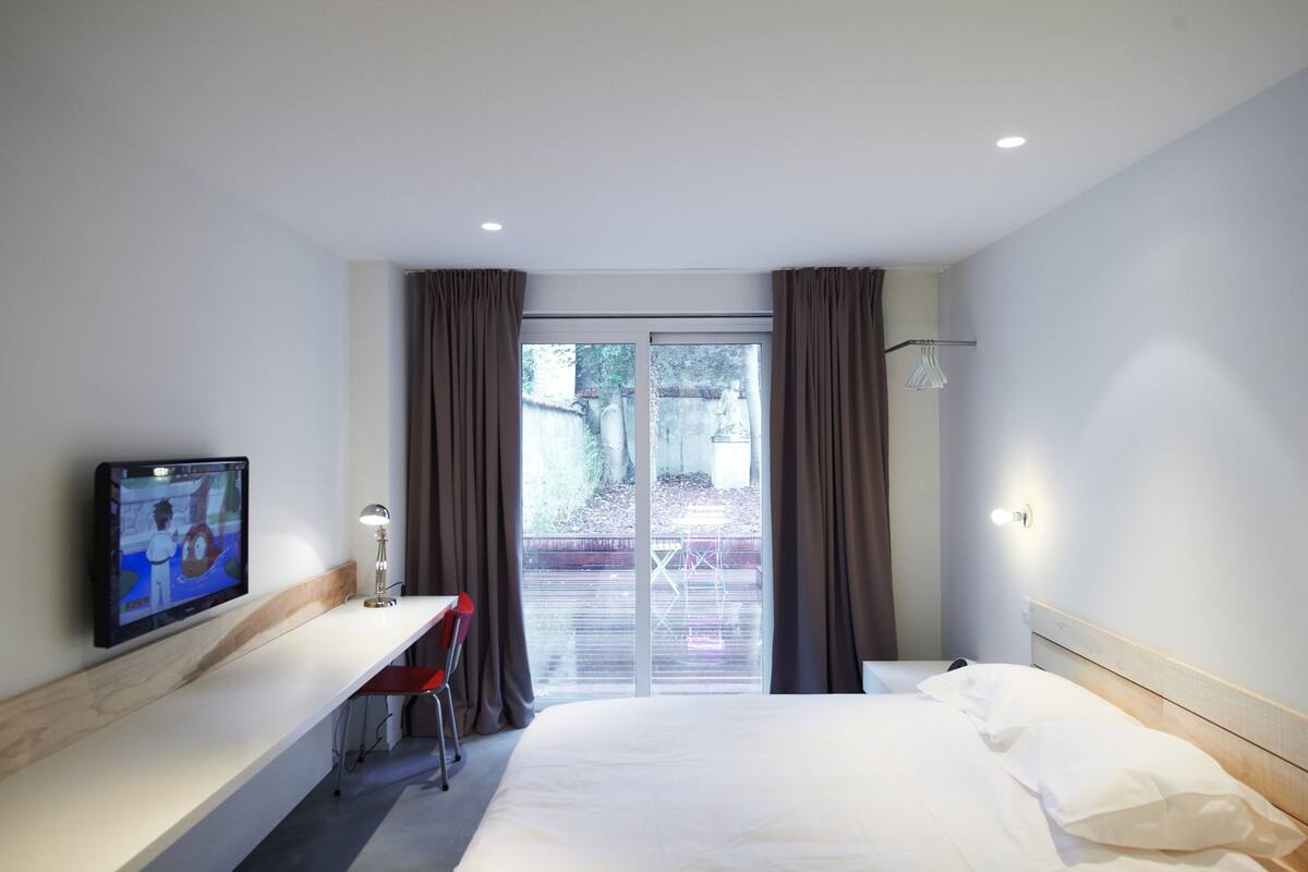 Chambre Double Design, vue jardin