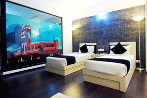 Minibar, coffre-fort, systĂšme dâinsonorisation, accĂšs au Wi-Fi (inclus)