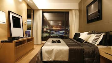 1 habitación y ropa de cama de alta calidad