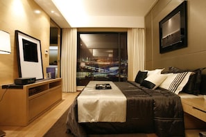 1 bedroom, premium bedding, in-room safe, individually decorated - Silin Residence Poly World Trading Center (Guangzhou)