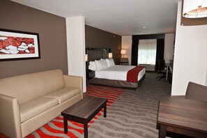 Desk, laptop workspace, blackout curtains, iron/ironing board - Holiday Inn Express & Suites Columbus - Easton Area by IHG (Columbus)