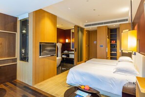 Premium bedding, down duvets, pillow-top beds, free minibar - Hotel Kapok Shenzhen Bay (Shenzhen)