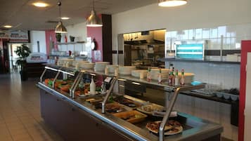 Lunch and dinner served, French cuisine