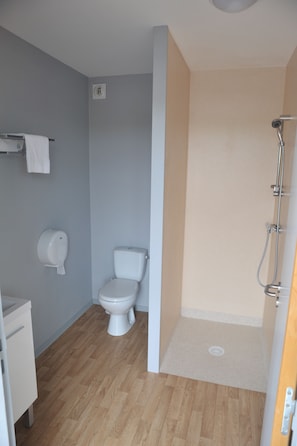 Buồng tắm vòi sen, máy sấy tóc