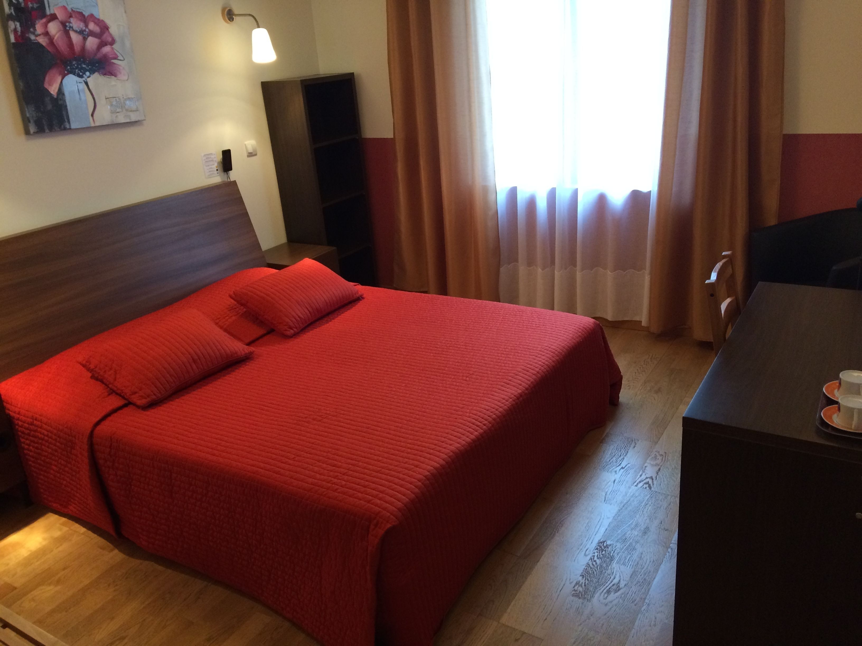 standard double room, garden view | pillow-top beds, individually furnished, desk, blackout curtains