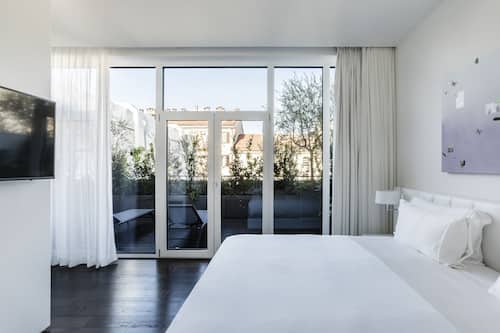 Prestige Terrace Suite | Ropa de cama de alta calidad, edredón y camas con efecto memoria