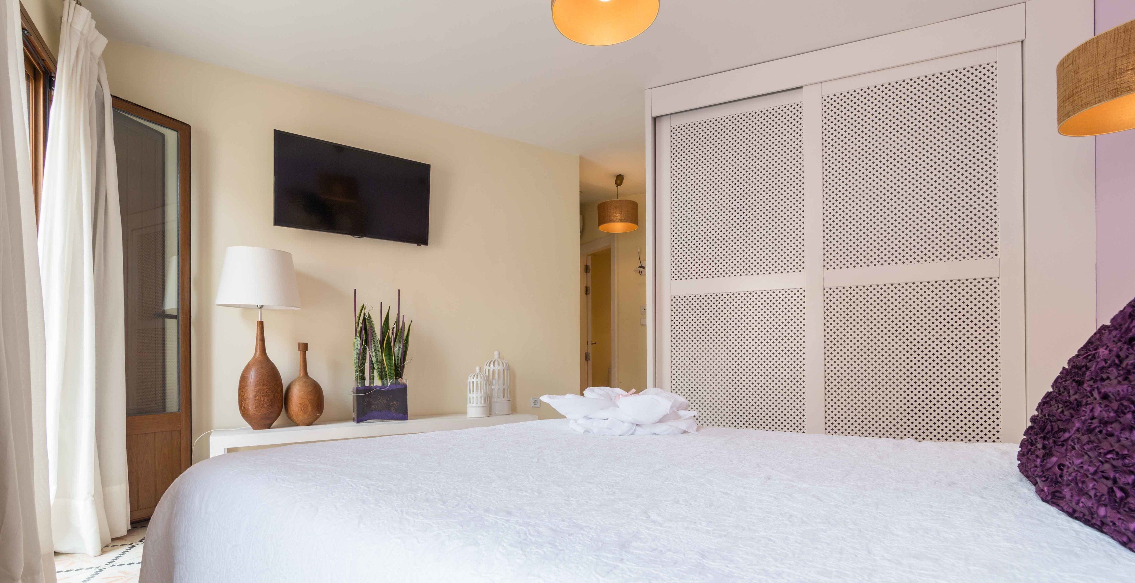 Egyptian cotton sheets, premium bedding, down duvets, memory-foam beds