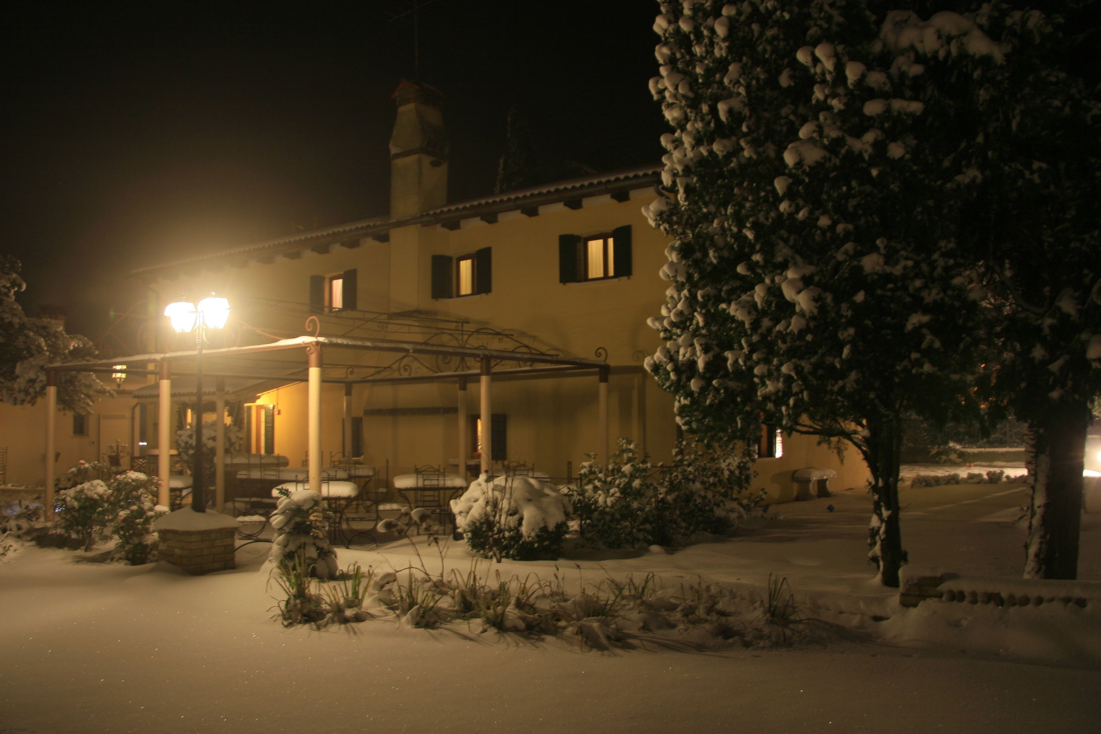 front of property – evening/night