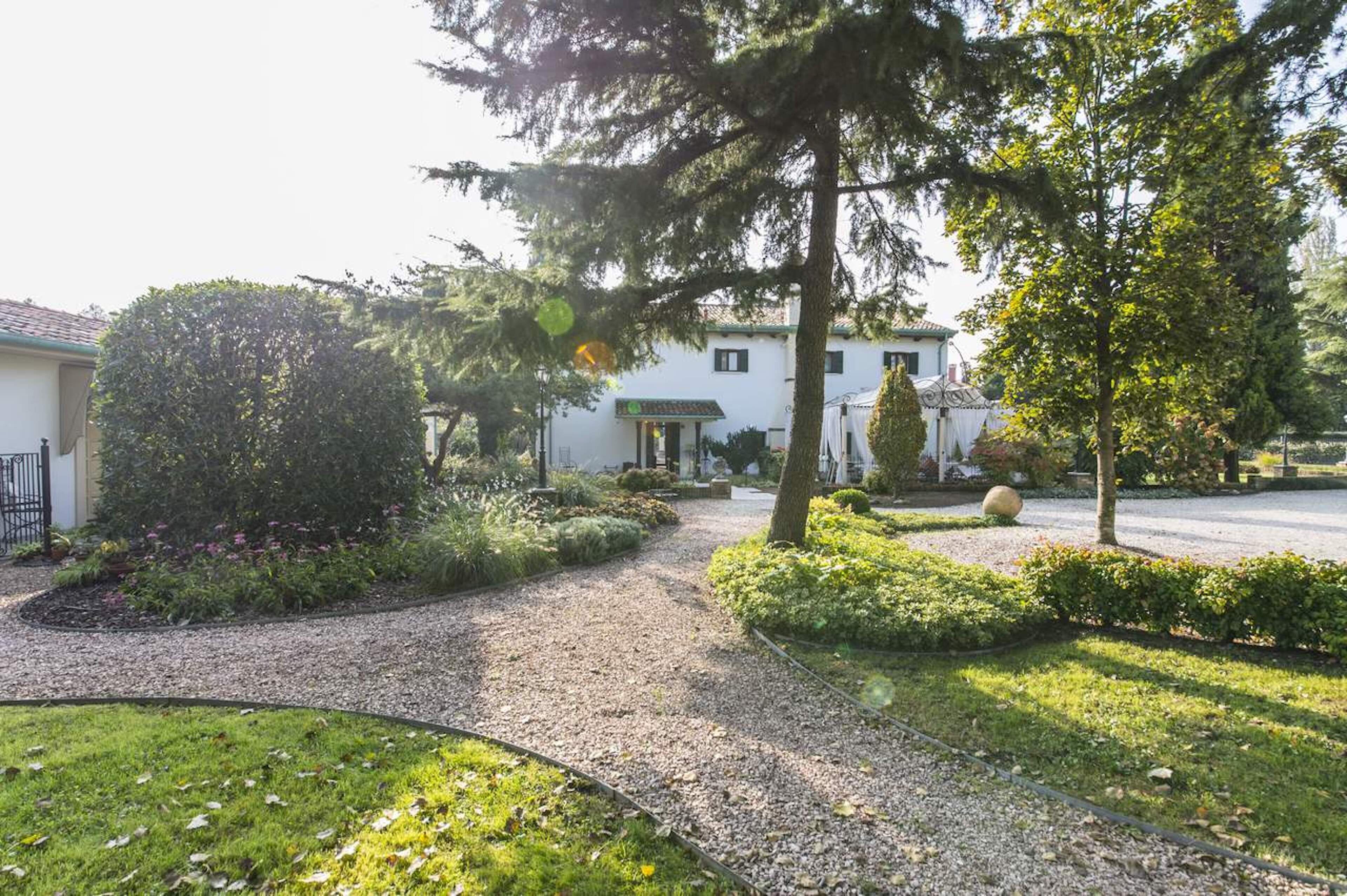 double room, annex building | garden view