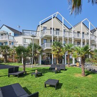 Voorkant van accommodatie