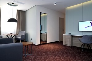 Suite, 1 King Bed, Non Smoking, Balcony (Living Room) | Premium bedding, Select Comfort beds, in-room safe, blackout curtains - Best Western Plus Paradise Hotel Dilijan (Dilijan)