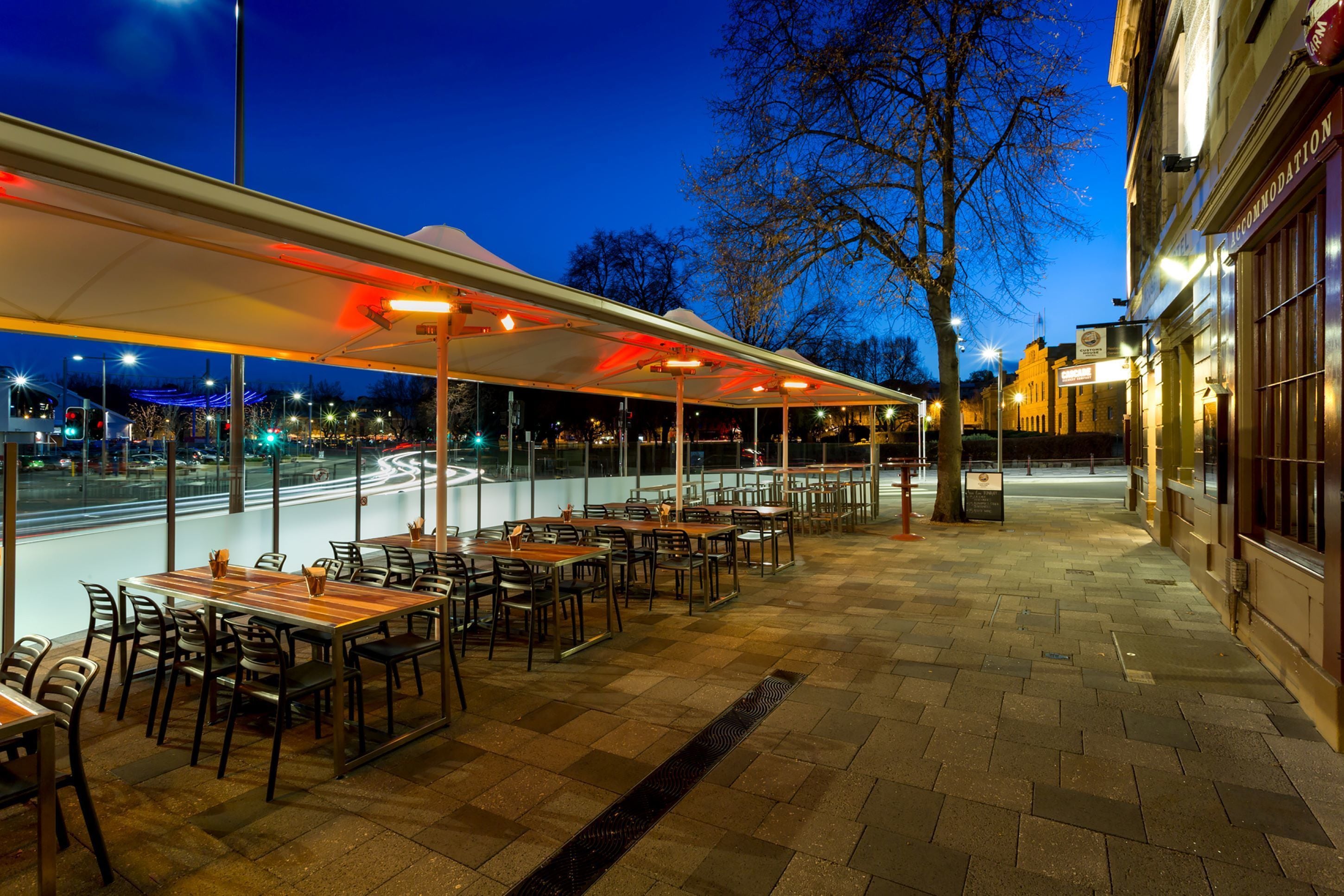 Frokost, lunsj og middag serveres, sjømat 